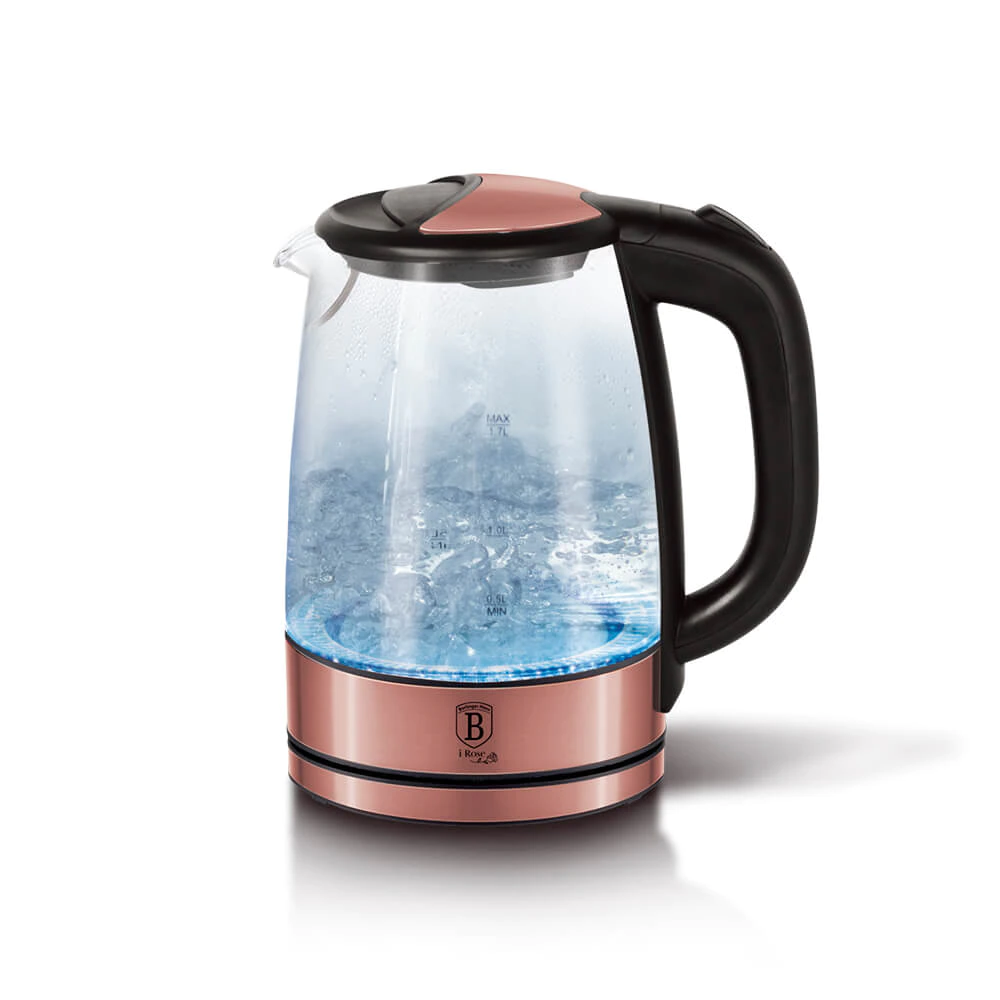 Berlinger Haus -I-Rose Line Collection elektromos v�zforral� h��ll� �veggel, 2000 W, 1.7 l